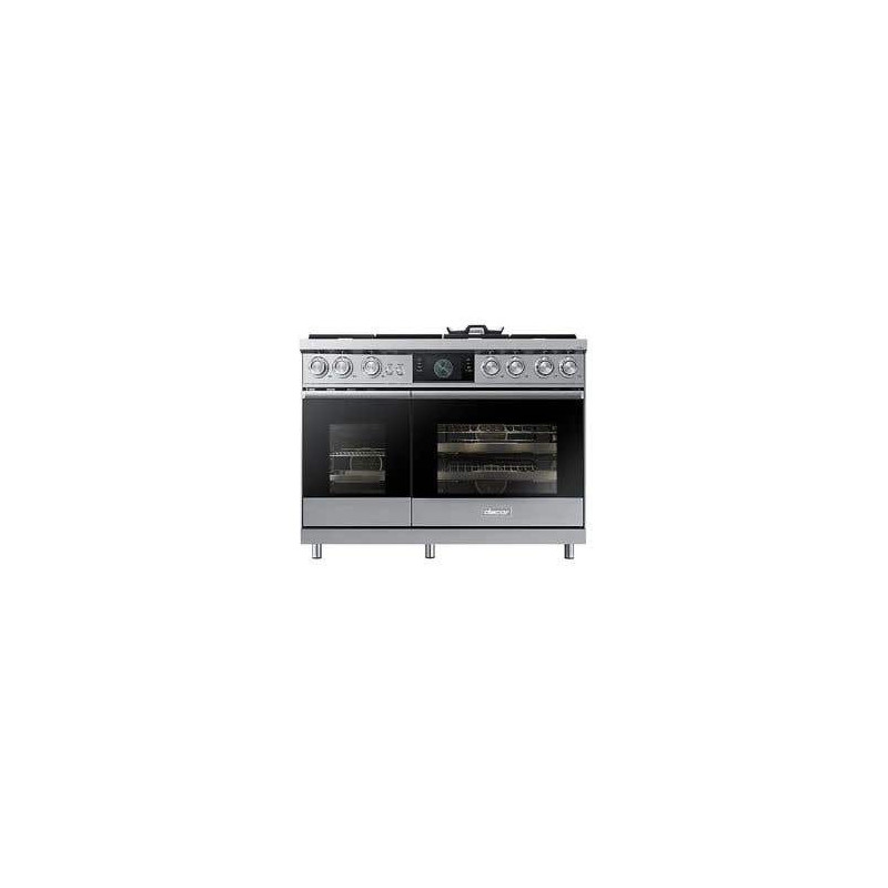 48" Freestanding Gas Range, 6 Sealed Burners, Silver, Dacor DOP48C96DLS/DA