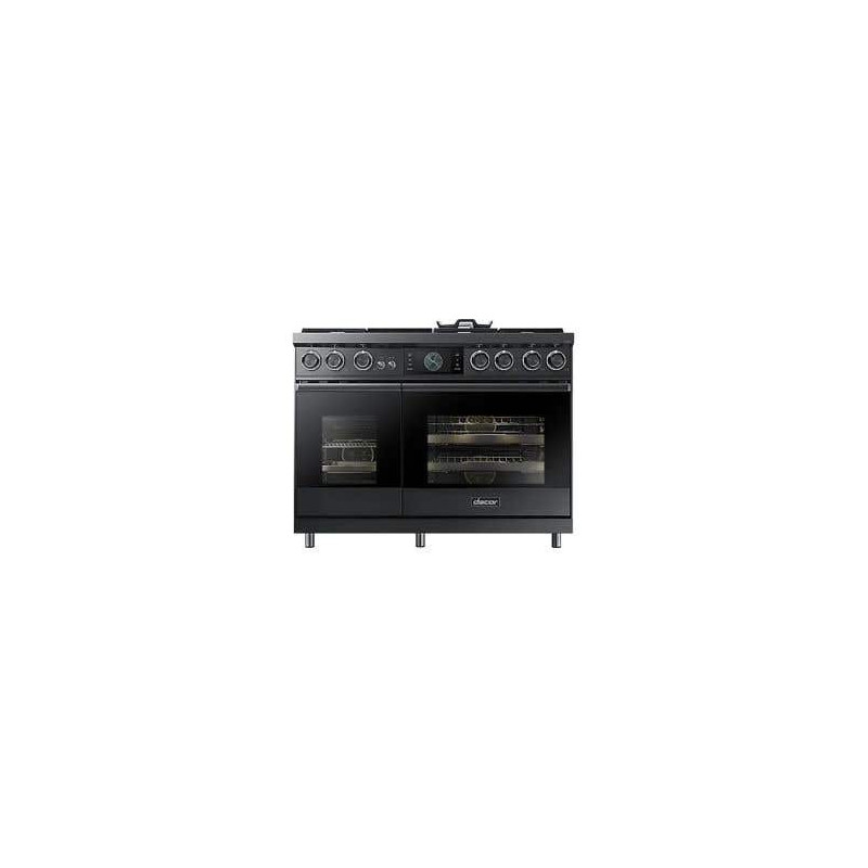 Cuisinière au gaz 48 po autoportante, 6 brûleurs scellés, acier inoxydable, Dacor DOP48C96DLM/DA