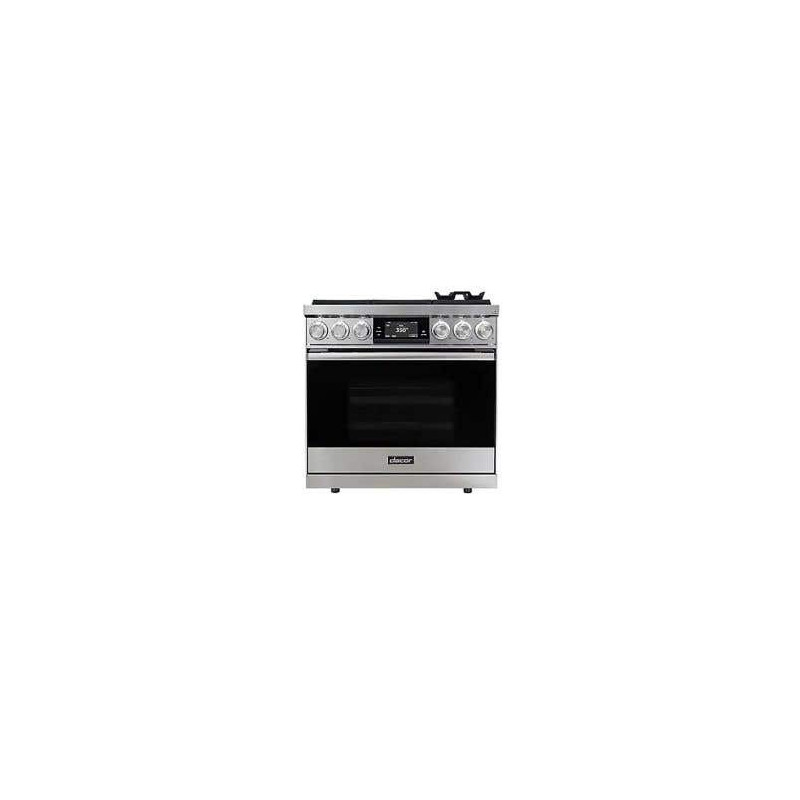 36" Freestanding Gas Range, 6 Sealed Burners, Stainless Steel, Dacor DOP36C86DLS/DA