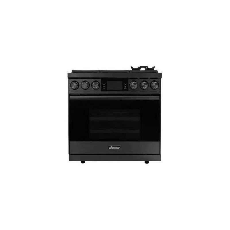 Cuisinière au gaz 36 po autoportante, 6 brûleurs scellés, acier inoxydable, Dacor DOP36C86DLM/DA