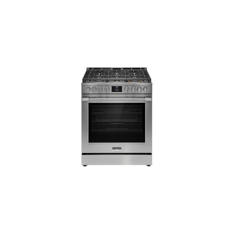 Cuisinière au gaz 30 po encastrable, 6 brûleurs scellés, acier inoxydable, Frigidaire PCFG3080AF