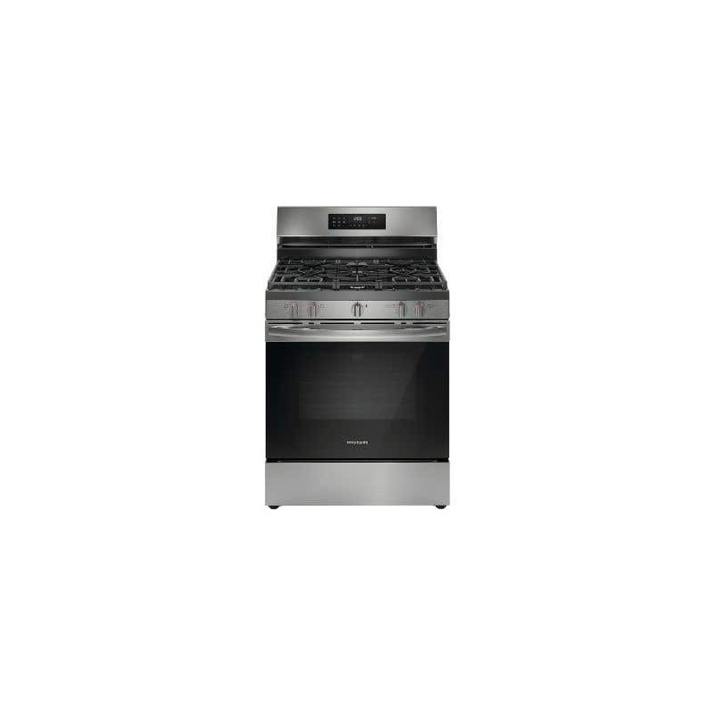 Cuisinière au gaz 30 po autoportante, 5 brûleurs scellés, acier inoxydable, Frigidaire FCRG3083AS