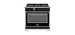 36" Freestanding Gas Range, 6 Sealed Burners, Black, Bertazzoni Heritage Series HER366BCFGMNET