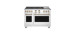 48" Freestanding Gas Range, 6 Sealed Burners, White, Cafe Professional Series C2Y486P4TW2