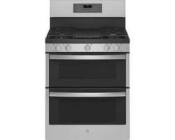 30" Freestanding Gas Range, 5 Sealed Burners, Stainless Steel, GE® PCGB965YPFS