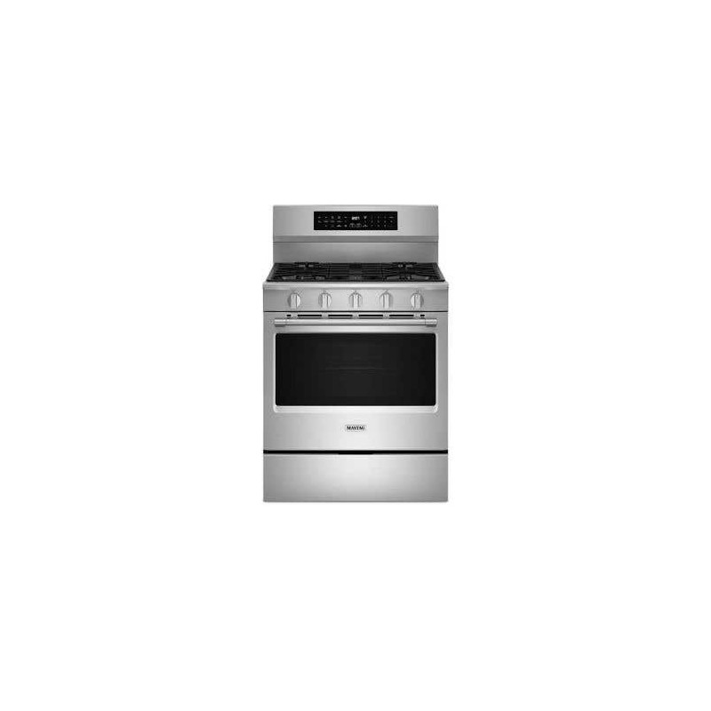 Cuisinière au gaz 30 po autoportante, 5 brûleurs scellés, acier inoxydable, Maytag MFGS8030RZ