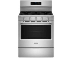 Cuisinière au gaz 30 po autoportante, 5 brûleurs scellés, acier inoxydable, Maytag MFGS6030RZ