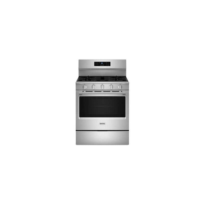 Cuisinière au gaz 30 po autoportante, 5 brûleurs scellés, acier inoxydable, Maytag MFGS6030RZ