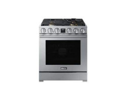 30" Freestanding Gas Range, 4 Sealed Burners, Stainless Steel, Dacor Transitional Series DOP30T840GS/DA