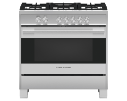 36" range. Fisher & Paykel Stainless Steel OR36SDG4X1