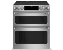 30" Slide-In Induction Range, 5 Burners, Stainless Steel, Cafe™ CHS90XP2MS1