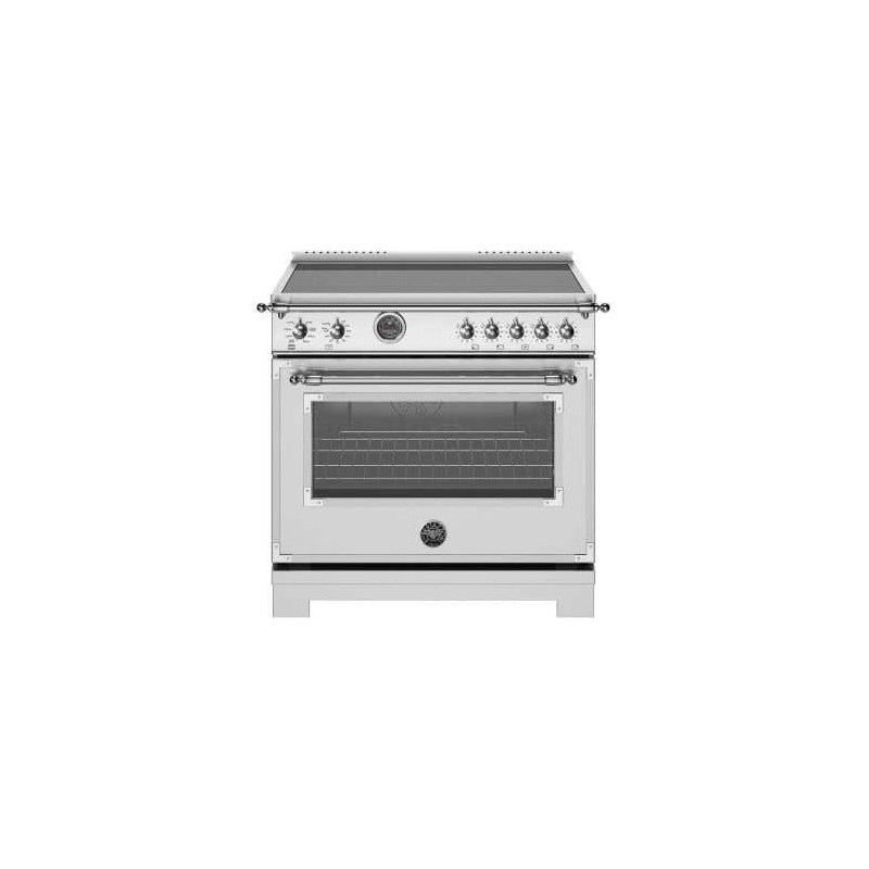 36" Freestanding Induction Range, 5 Burners, Stainless Steel, Bertazzoni Heritage Series HER365ICFEPXT