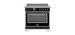 36" Freestanding Induction Range, 5 Burners, Black, Bertazzoni Heritage Series HER365ICFEPNET