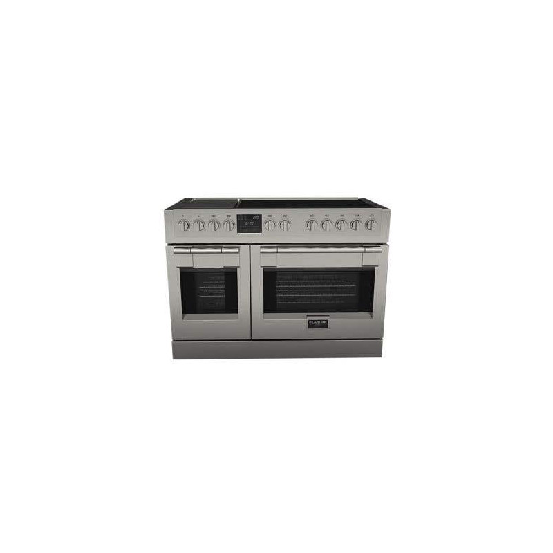48" Freestanding Induction Range, 5 Burners, Stainless Steel, Fulgor Milano 600 Series F6PIR485GS1