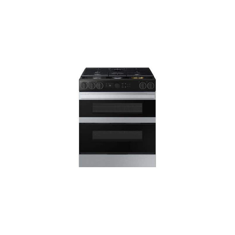 30-inch dual-energy range. built-in, 4 sealed burners, stainless steel, Samsung NSY6DG8550SRAC