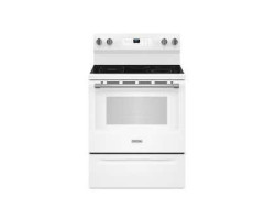 Cuisinière électrique 30 po autoportante, 5 brûleurs radiants, blanc, Maytag YMFES6030RW