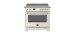 36" Freestanding Electric Range, 5 Radiant Burners, Ivory, Bertazzoni Heritage Series HER365ICFEPAVT