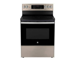 30" Freestanding Electric Range, 5 Radiant Burners, Slate, GE® JCB840ETES