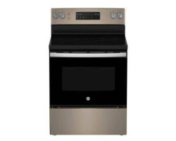 30" Freestanding Electric Range, 4 Radiant Burners, Slate, GE® JCB630ETES