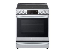 30-inch Vitroceramic Range. 6.3 cu.ft. with 5 stainless steel burners LSEL6337F