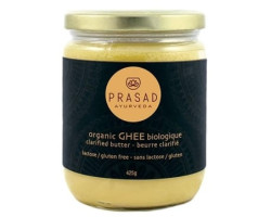 Prasad Ayurveda / 425 g Ghee - Beurre clarifié biologique