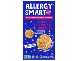 Allergy Smart / 140 g Biscuits croquants - Avoine raisins secs