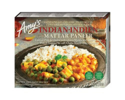 Amy's / 284 g Entrées - Mattar Paneer avec riz & chana masala