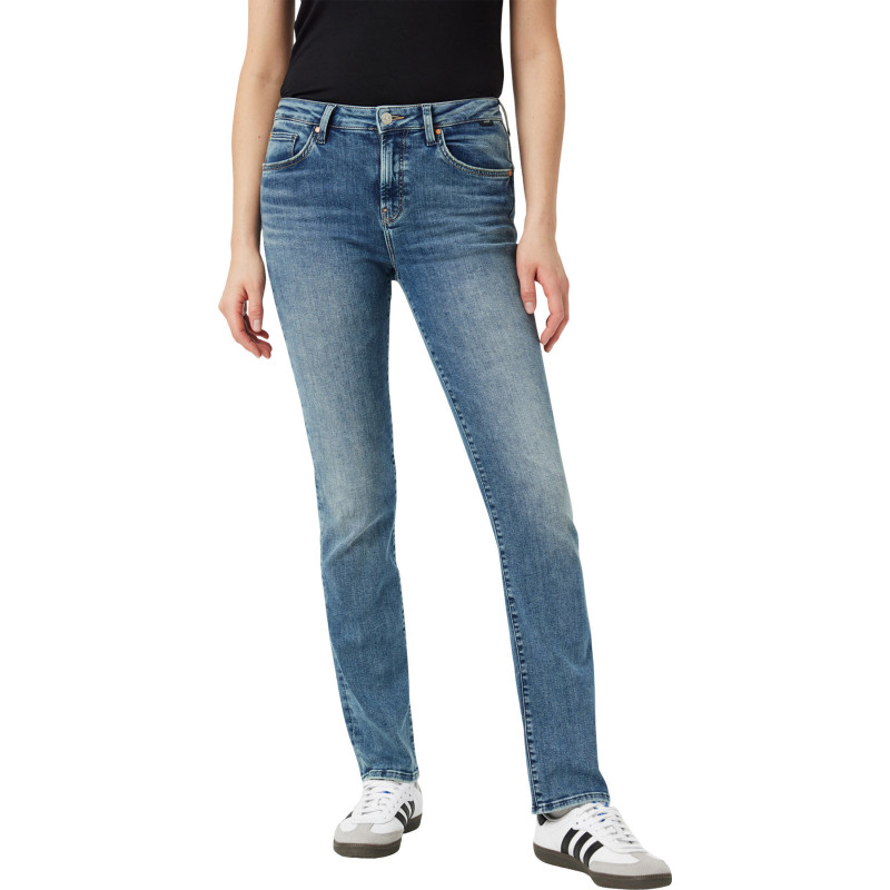 Kendra High-Rise Straight-Leg Jeans - Women's