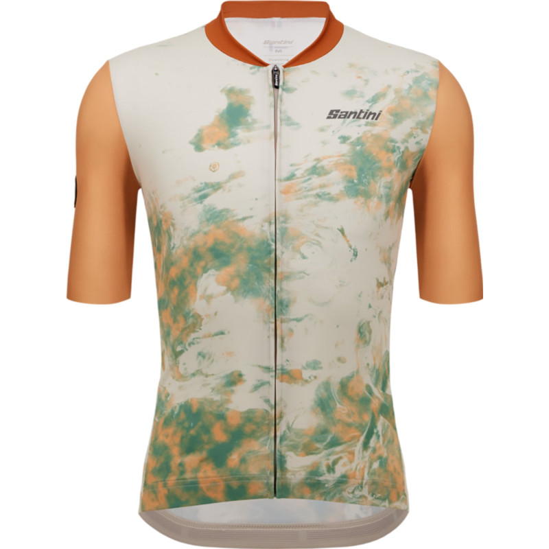 Santini Maillot à manches courtes coupe ajustée Marble - Homme