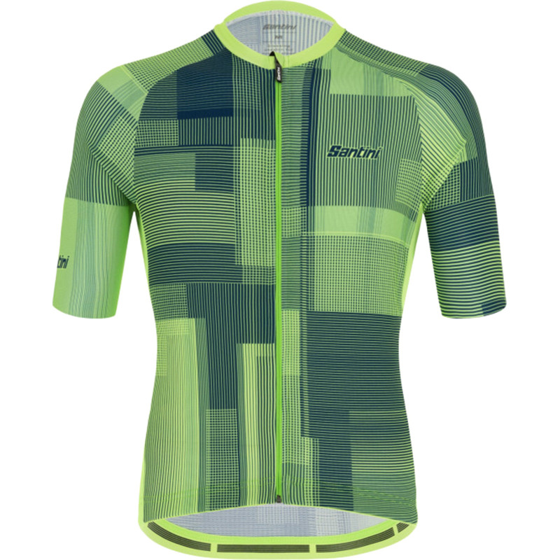 Santini Maillot de vélo à manches courtes Karma Kinetic - Homme