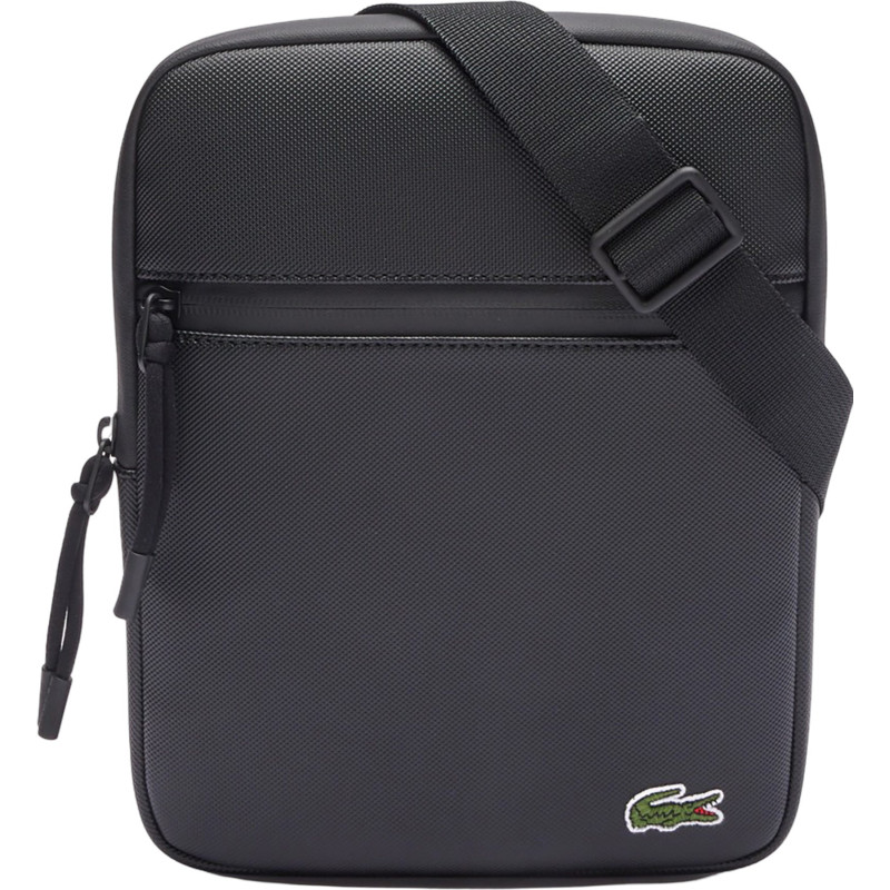 Lacoste Sac à bandoulière LCST Medium Zip-Up Petit Piqué - Homme