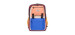 Headster Kids Sac à dos couleurs contrastantes 26L - Enfant