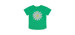 Crinkled jersey T-shirt with applique - Big Girl