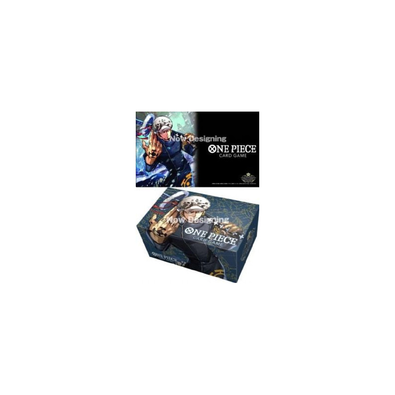 One piece card game -  trafalgar - ensemble surface de jeu et coffret de rangement (anglais)