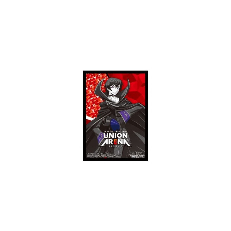 Union arena -  pochette de taille standard -lelouch lamperouge (60) -  code geass : lelouch of rebellion