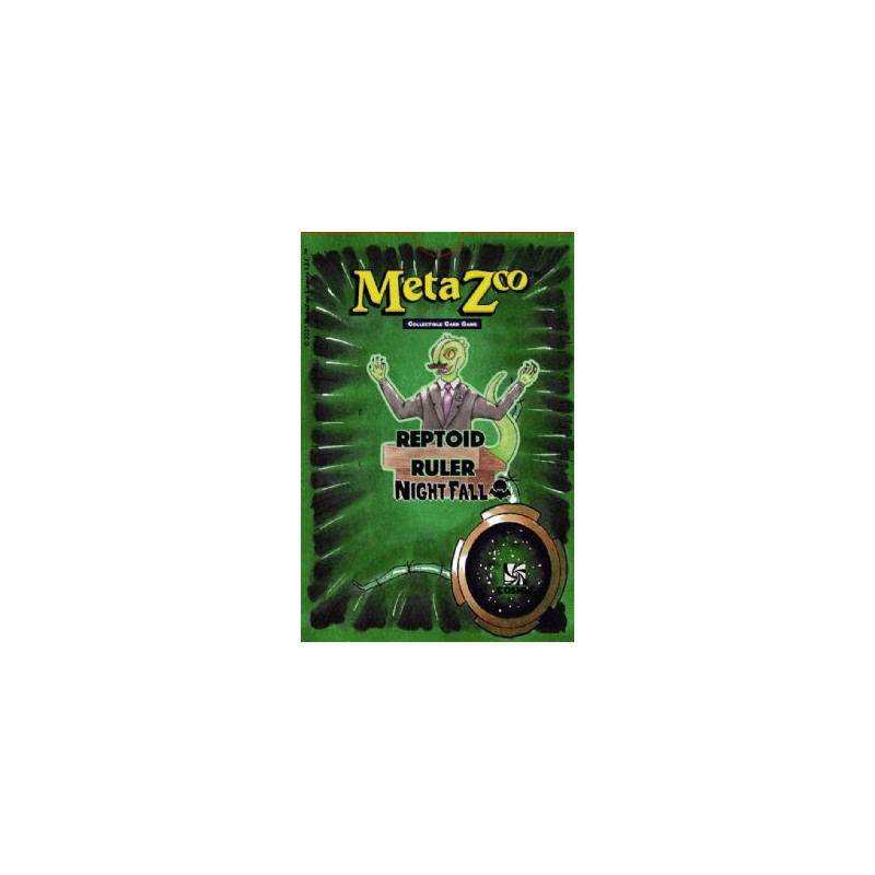 Metazoo -  theme deck - reptoid ruler (anglais) -  nightfall 1st edition