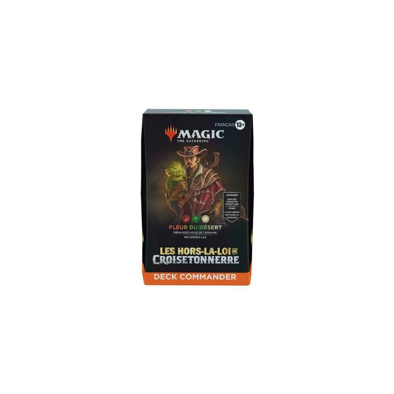 Magic the gathering -  fleur du désert - deck commander (français) -  les hors-la-loi de croisetonnerre