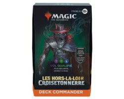 Magic the gathering -  vol qualifié - deck commander (français) -  les hors-la-loi de croisetonnerre