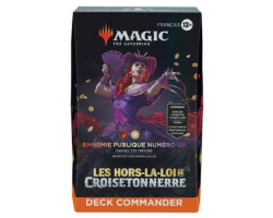 Magic the gathering -  ennemie publique numéro un - deck commander (français) -  les hors-la-loi de croisetonnerre