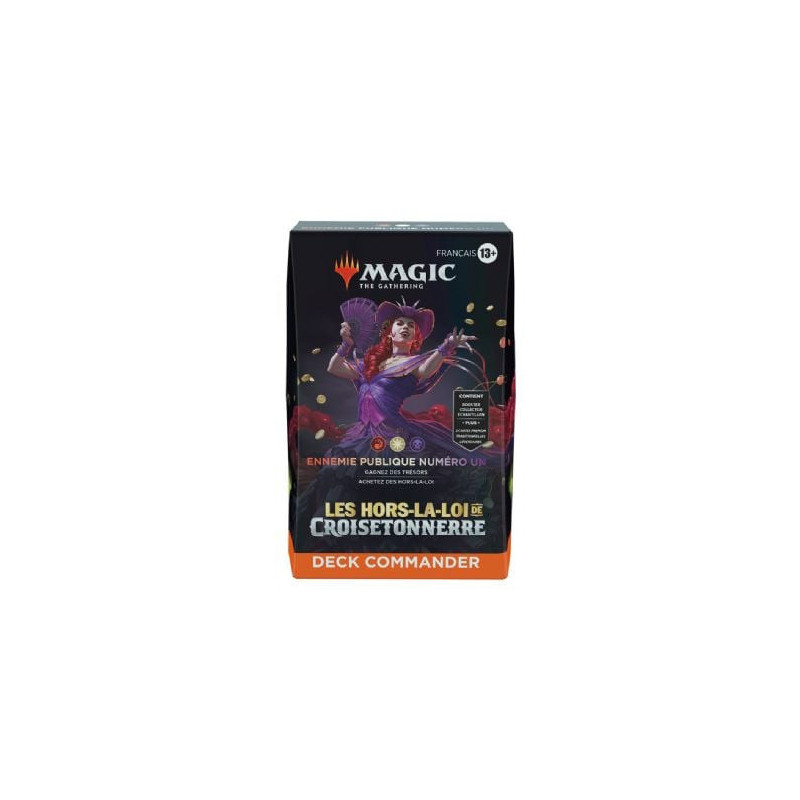 Magic the gathering -  ennemie publique numéro un - deck commander (français) -  les hors-la-loi de croisetonnerre