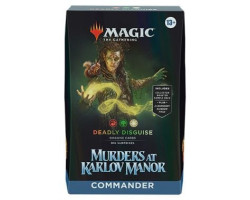 Magic the gathering -  deadly disguise - deck commander (anglais) -  murders at karlov manor