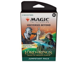 Magic the gathering -  boîte de 2 paquet booster jumpstart (anglais) (p20/b18) -  lord of the rings: tales of the middle-earth