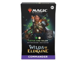 Magic the gathering -  commander deck - virtue and valor (anglais) -  wilds of eldraine