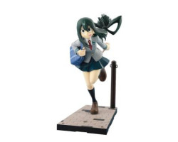 My hero academia -  figurine de tsuyu asui - version uniforme d'école -  konekore