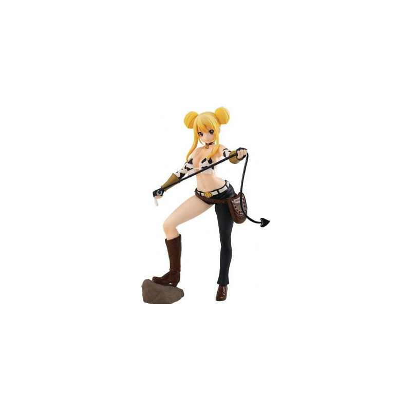 Fairy tail -  figurine en pvc de lucy heartfilia - version taureau -  pop up parade