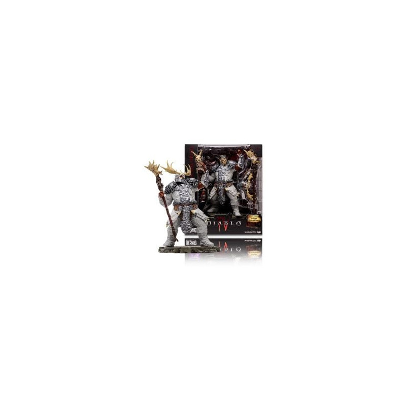 Diablo iv -  figurine de druide de l'orage électrique (15 cm) epic -  mcfarlane toys