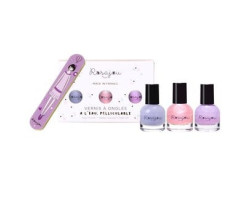 Rosajou - Coffret de 3 Vernis à Ongles, Cool x Magique x Lavande