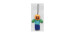 Minecraft -  petite mascotte d'halloween en peluche de zombi steve (8 cm)