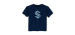 Kraken de seattle -  t-shirt du logo - bleu marin