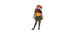 Zombie -  costume de zombie clown (enfant)